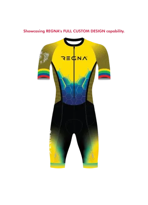 Men's Pro Athlete Trisuit 2/3 Zip - Full Custom Design