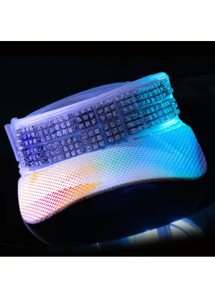 Visor with Cooling Pieces - White