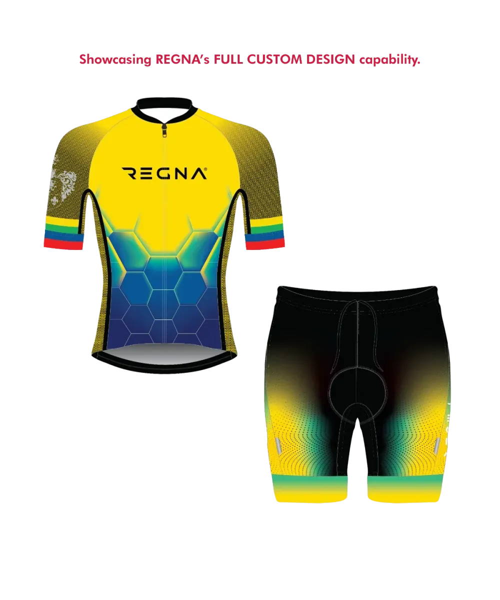 Men’s Pro Athlete Cycling Set – Jersey & Shorts | Full Custom Design