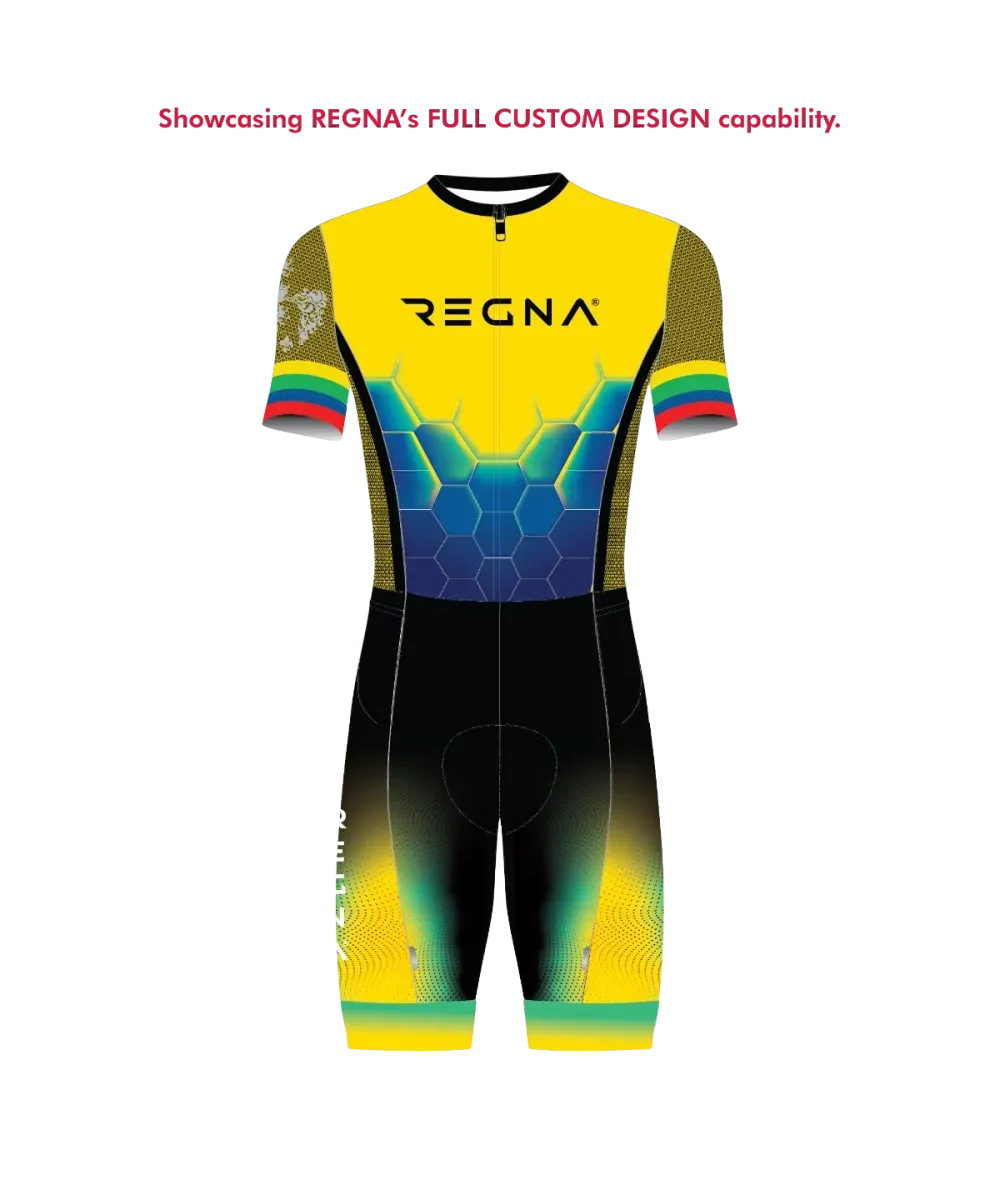 Women's Pro Athlete Trisuit Open Zip - Full Custom Design