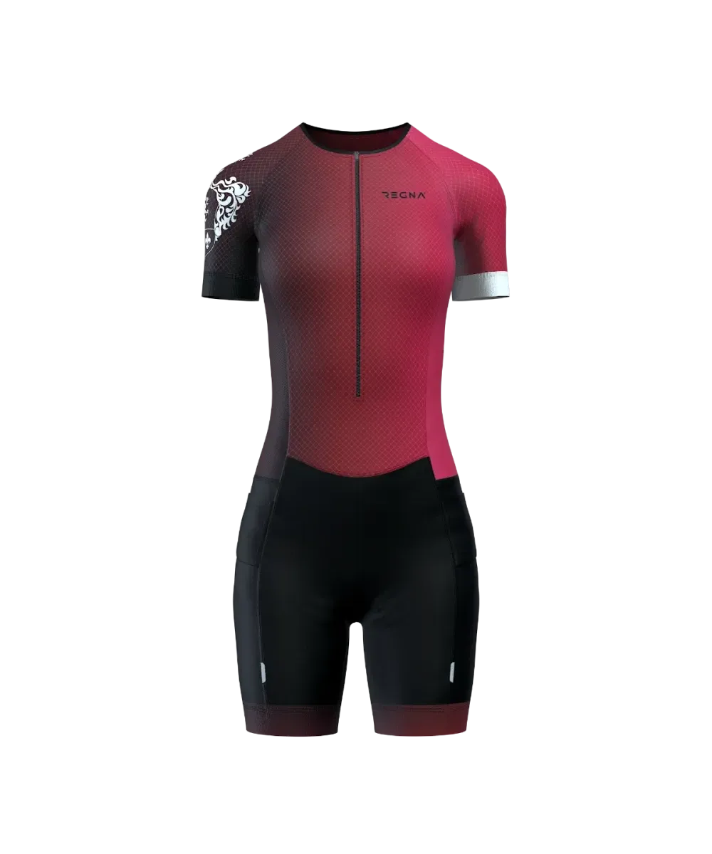 Women's Pro Athlete Trisuit 2/3 Zip - RRE