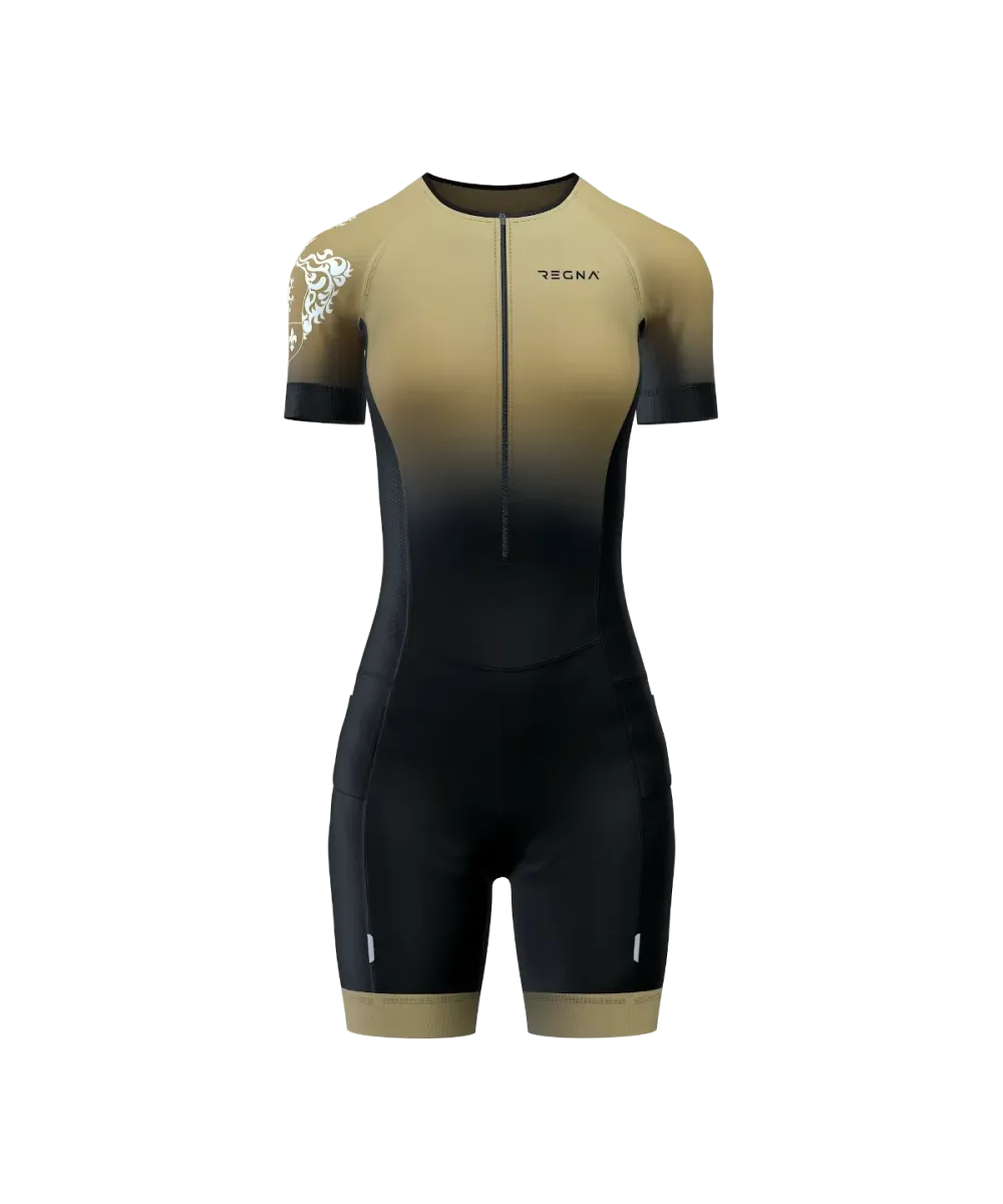 Women's Pro Athlete Trisuit 2/3 Zip - RBE