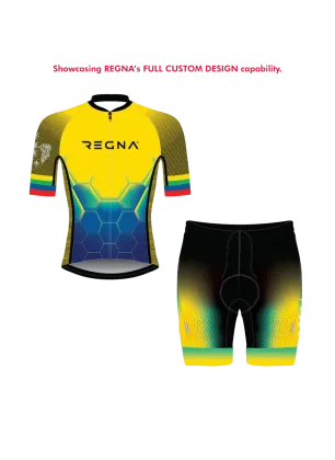 Women’s Pro Athlete Cycling Set – Jersey & Shorts | Full Custom Design
