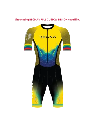Men's Pro Athlete Trisuit 2/3 Zip - Full Custom Design