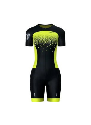 Women's Pro Athlete Trisuit Open Zip - RBY